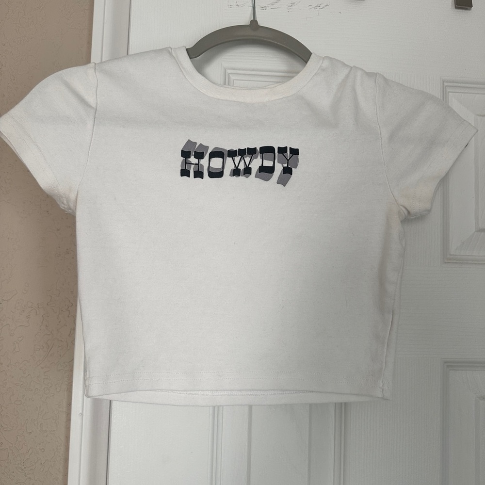 Princess Polly White and Black Graphic Tee